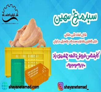 تولید سبد و پالت پلاستیکی میوه مرغ ماهی